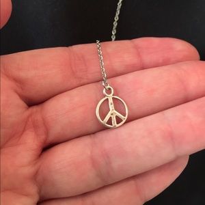 Peace Sign Y Necklace